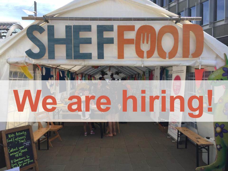 ShefFood are hiring