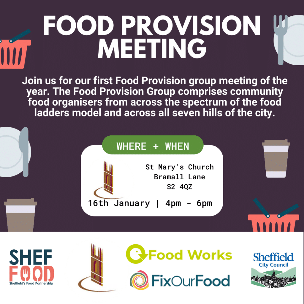 Food Provision Working Group Meeting January 16th