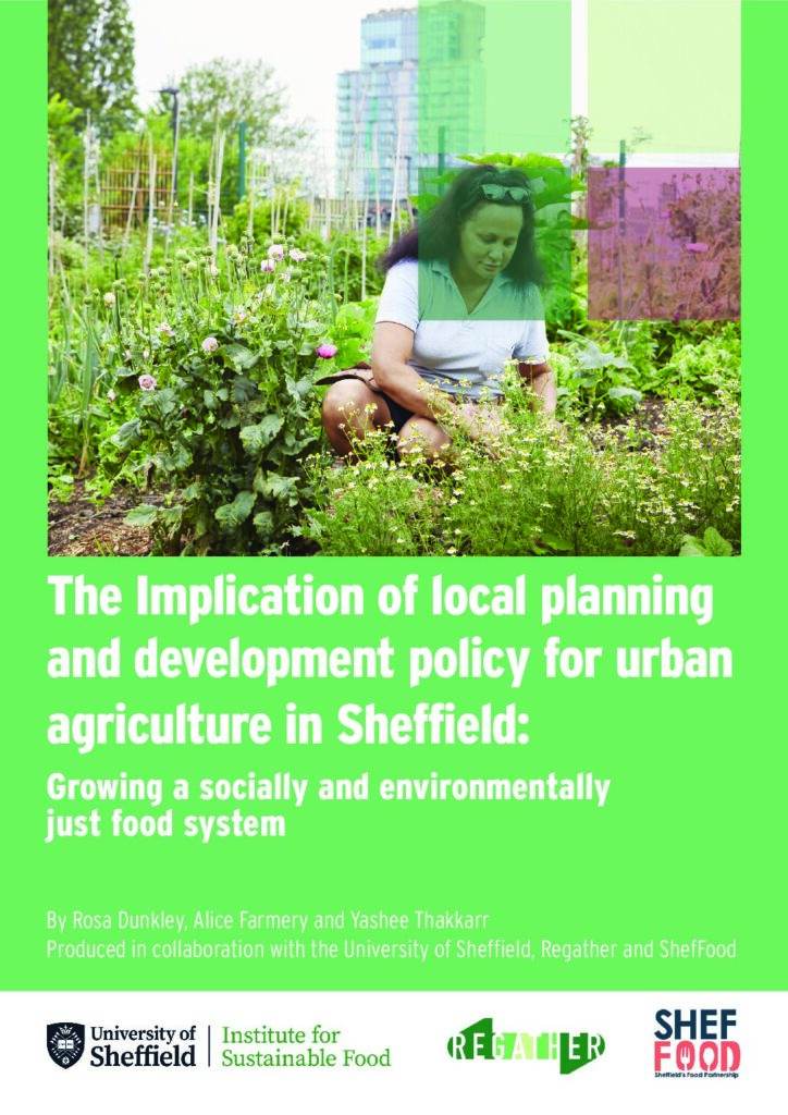The Implication of local planning
and development policy for urban
agriculture in Sheffield: Growing a socially and environmentally
just food system