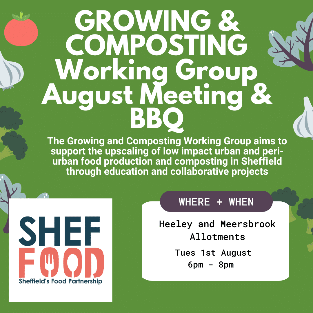 Growing & Compost working group meeting and BBQ Aug 2023